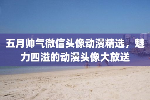 五月帅气微信头像动漫精选，魅力四溢的动漫头像大放送
