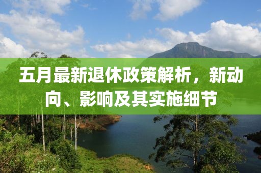 五月最新退休政策解析，新动向、影响及其实施细节