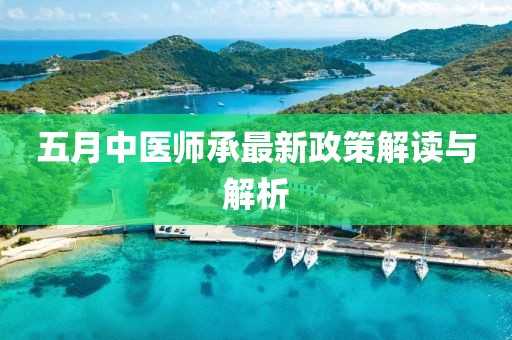 五月中医师承最新政策解读与解析