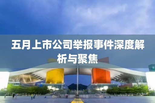 五月上市公司举报事件深度解析与聚焦