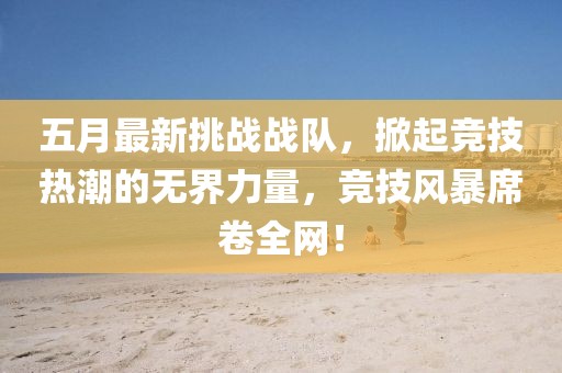 五月最新挑战战队，掀起竞技热潮的无界力量，竞技风暴席卷全网！