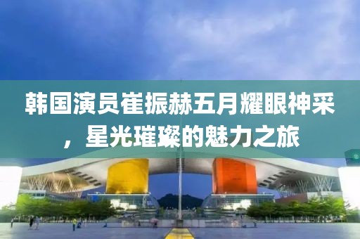 韩国演员崔振赫五月耀眼神采，星光璀璨的魅力之旅