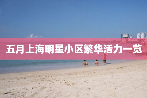 五月上海明星小区繁华活力一览