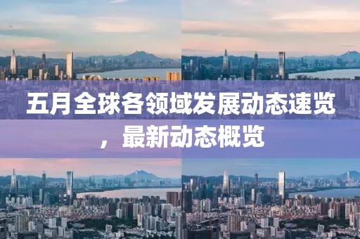 五月全球各领域发展动态速览，最新动态概览