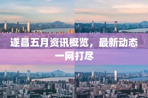 遂昌五月资讯概览，最新动态一网打尽