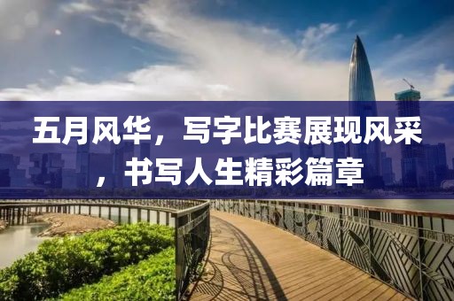 五月风华，写字比赛展现风采，书写人生精彩篇章