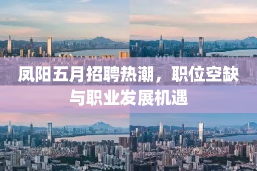 凤阳五月招聘热潮，职位空缺与职业发展机遇