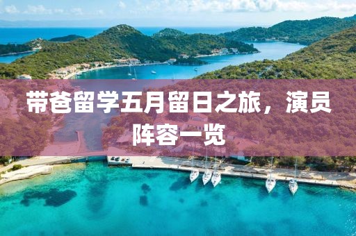 带爸留学五月留日之旅，演员阵容一览