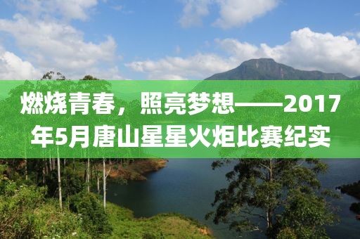 燃烧青春，照亮梦想——2017年5月唐山星星火炬比赛纪实