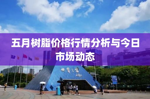 五月树脂价格行情分析与今日市场动态