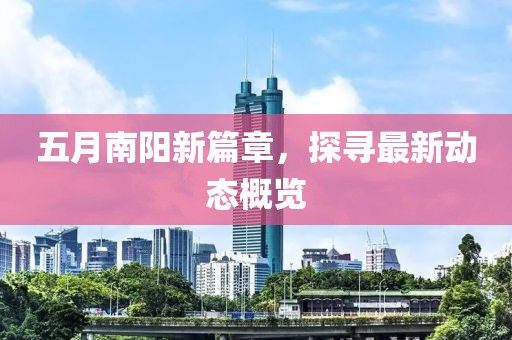 五月南阳新篇章，探寻最新动态概览
