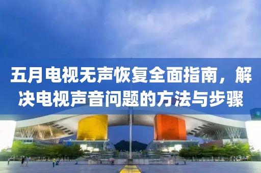 五月电视无声恢复全面指南，解决电视声音问题的方法与步骤