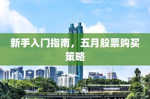 新手入门指南，五月股票购买策略