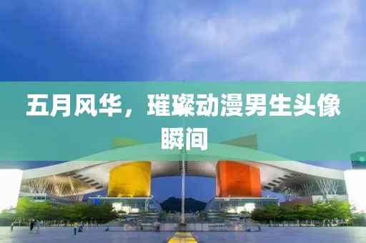 五月风华，璀璨动漫男生头像瞬间