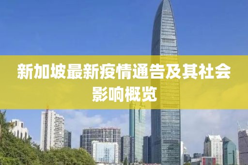 新加坡最新疫情通告及其社会影响概览