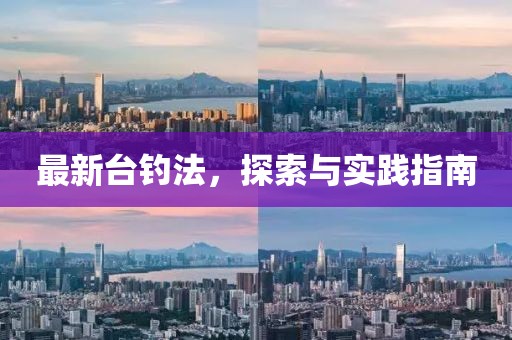 最新台钓法，探索与实践指南