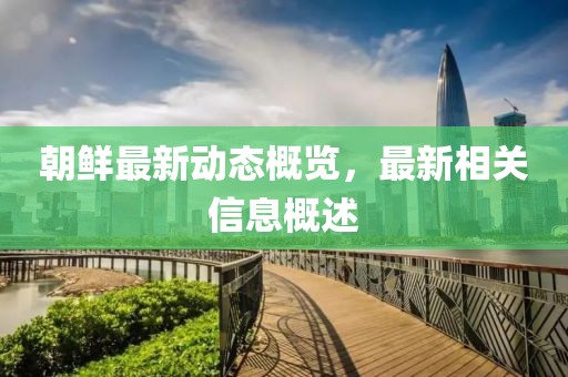 朝鲜最新动态概览，最新相关信息概述