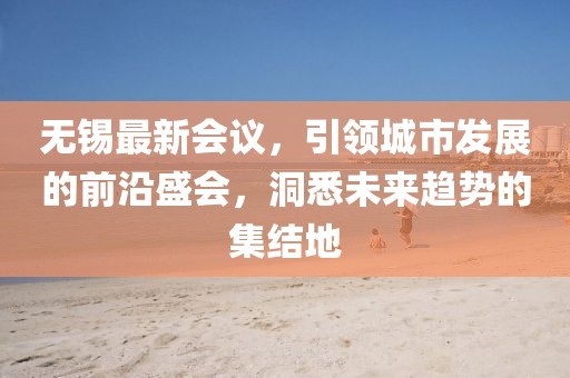 无锡最新会议，引领城市发展的前沿盛会，洞悉未来趋势的集结地