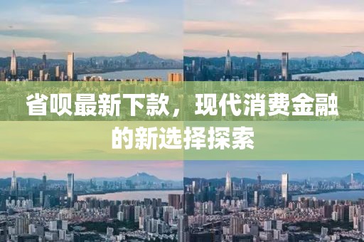 省呗最新下款，现代消费金融的新选择探索