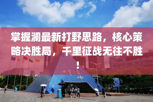 掌握澜最新打野思路，核心策略决胜局，千里征战无往不胜！