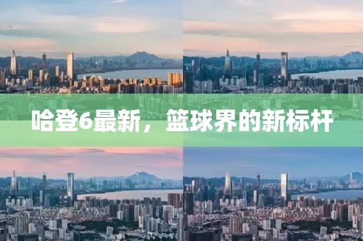 哈登6最新，篮球界的新标杆