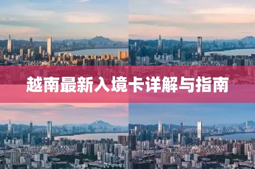 越南最新入境卡详解与指南