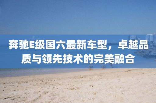 奔驰E级国六最新车型，卓越品质与领先技术的完美融合