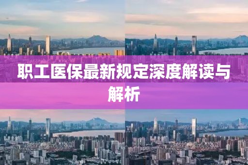 职工医保最新规定深度解读与解析