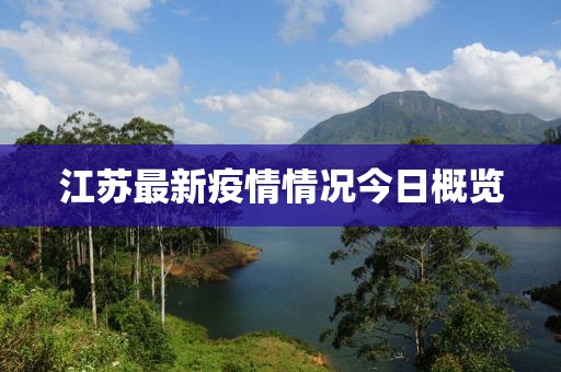 江苏最新疫情情况今日概览