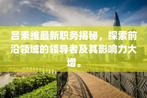 吕素维最新职务揭秘，探索前沿领域的领导者及其影响力大增。