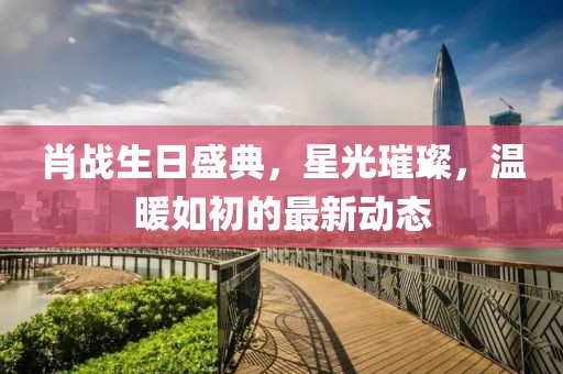 肖战生日盛典，星光璀璨，温暖如初的最新动态