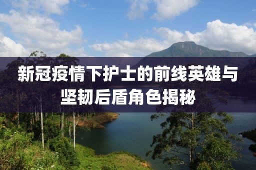 新冠疫情下护士的前线英雄与坚韧后盾角色揭秘