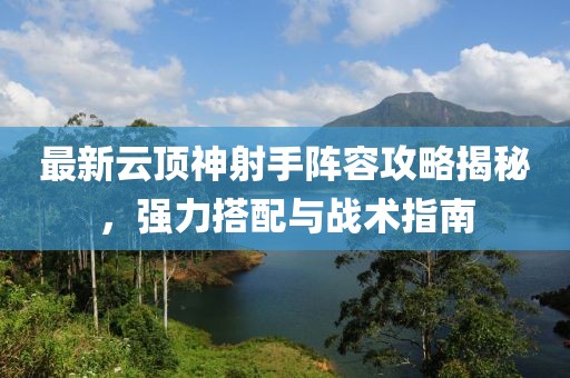 最新云顶神射手阵容攻略揭秘，强力搭配与战术指南