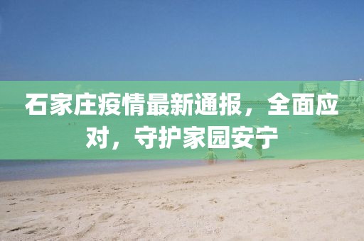石家庄疫情最新通报，全面应对，守护家园安宁