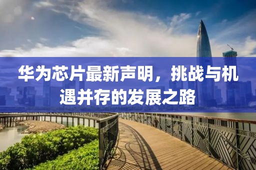 华为芯片最新声明，挑战与机遇并存的发展之路